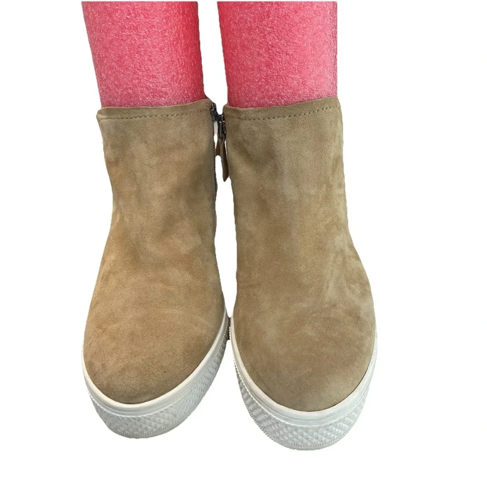 Caslon Aidy Womens Boots Size 7M Waterproof Leather Fall Classic Zip Earthy Prep
